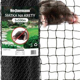Siatka Na Krety 1x100m 30g/m2 Pod Trawnik Przeciw