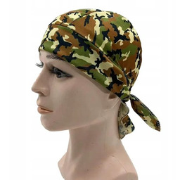 Chusta na głowę Durag Camo Wojskowa Moro streetwear