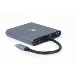 Gembird Adapter USB-C Hub HDMI USB-C PD VGA