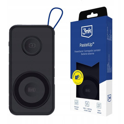 Czarny Powerbank 3mk PastelUp 10,000mAh Qi 22.5W +
