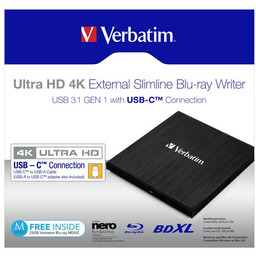 Zewnętrzna nagrywarka Verbatim Blu-Ray 43888 USB-C