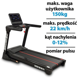 HERTZ FITNESS Bieżnia elektryczna Run Master 8.0 2610W