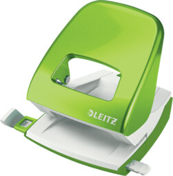 Dziurkacz Leitz WOW duży metalowy 30 kartek ZIELONY