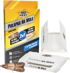 Najlepsza pułapka na mole spożywcze, mole odzieżowe 2w1