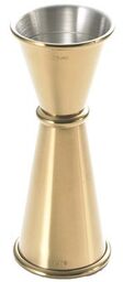 MIARKA BARMAŃSKA 25/50 ml KOLOR ZŁOTY JIGGER BARFLY