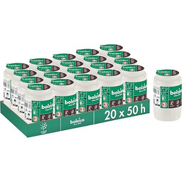 Bolsius Znicz biały 20 szt. długość czasu palenia