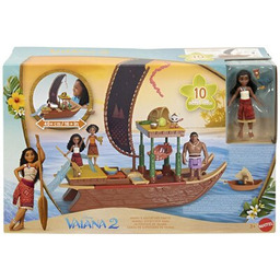 DISNEY PRINCESS Lalka Vaiana 2 Łódź Vaiany JBT78