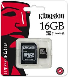 Kingston Karta MicroSD SDHC 16GB Class 10 +