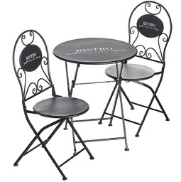 Zestaw ogrodowy Bistro stolik + 2 krzesła, 62