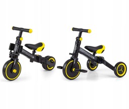 Milly Mally Rowerek trójkołowy biegowy 3w1 Optimus Black