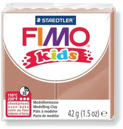 Fimo Kids, masa termoutwardzalna, modelina, jasnobrązowa