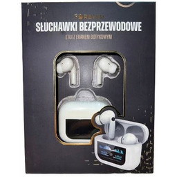Forever Słuchawki bezprzewodowe duszne etui z ekranem dotykowym
