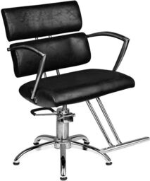 Hair system fotel fryzjerski sm362-1 czarny