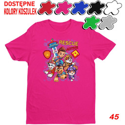 Dziecięca Koszulka Z Nadrukiem Psi Patrol Duży Wybór