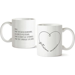 Mopec G471.6 Kubek Ceramiczny "Je T''Aime Maman" Serce,