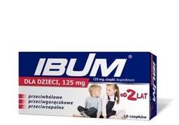 IBUM 125 mg - 10 czopków