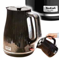 Wyjątkowy Czanik elektryczny Czarny bezprzewodowy Tefal Loft