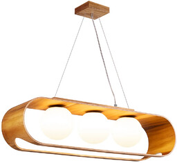 Lampa wisząca Sfera - 3 źródła światła QN-SFERA-3P-TEAK