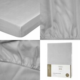 Prześcieradło Satynowe Z Gumką 160x200 Satyna 100% Bawełna