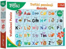 Trefl Puzzle Trefliki poznają alfabet, 30 elementów
