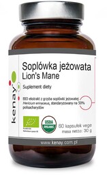 Soplówka jeżowata Lion''s Mane, 60 kaps.