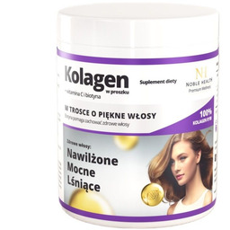 NOBLE HEALTH Kolagen z Biotyną w proszku suplement