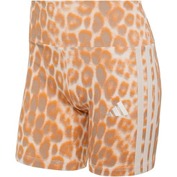 adidas dames Seasonal Essentials Leopard Print Biker Shorts