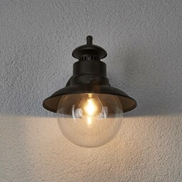 Lindby Rustykalna zewnętrzna lampa ścienna Eddie, IP44