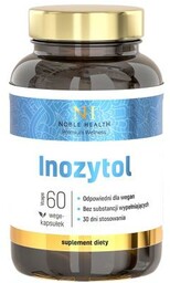 NOBLE HEALTH Inozytol, 60 kapsułek