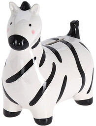 Skarbonka ceramiczna zebra