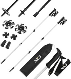 KIJE TREKKINGOWE NILS TK8602 DO CHODZENIA LEKKIE WYTRZYMAŁE