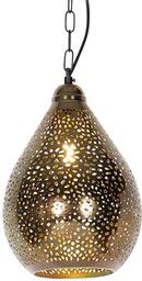 QAZQA Orientalna lampa wisząca miedziana - Maruf 5