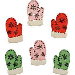 Guziki Galore Mitten Medley, akryl, wielokolorowe, 0,5 x