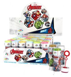Bańki mydlane display 36 szt 60 ml Avengers