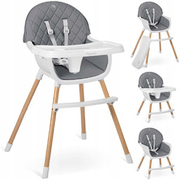 Krzesełko do karmienia dla dzieci regulowane fotelik 3w1