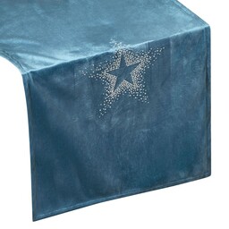 Eurofirany Obrus ilona 40x140 cm granatowy