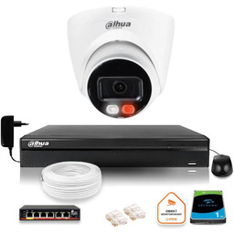 DAHUA Zestaw monitoringu IP 4Mpx 2K kamera IPC-HDW1439V-A-IL