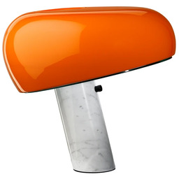 FLOS - Lampa stołowa Snoopy z ściemniaczem, pomarańczowa