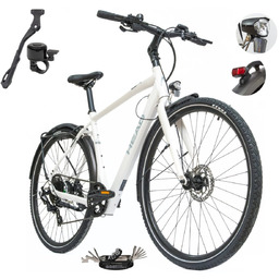 Rower Elektryczny Męski Trekkingowy 28 HEAD 250W Bafang