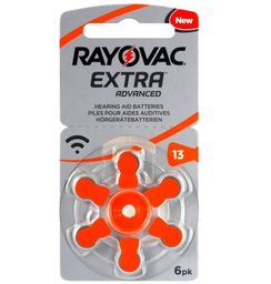 6 x bateria do aparatów słuchowych Rayovac Extra
