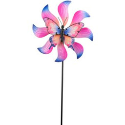 Duża dekoracja metalowa wiatrak wys. 121 cm