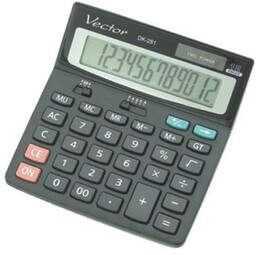 Kalkulator biurowy 12 - pozycyjny VECTOR DK- 281