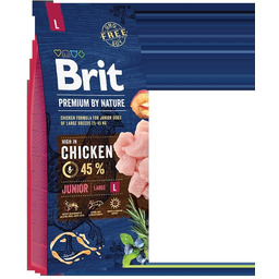 Brit Premium By Nature Junior L Z Kurczakiem