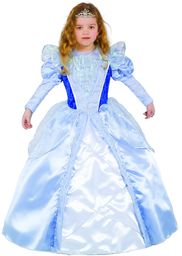 Ciao Cinderella kostium dla dziewcząt, z biżuterią Królewna
