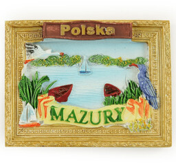 Magnes na lodówkę obraz Mazury Polska