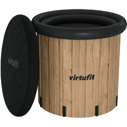 VirtuFit Wanna lodowa basen do morsowania Wood Look