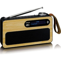 Cyfrowe radio Dab+ Lenco PDR-040BAMBOOBK Bluetooth Rds