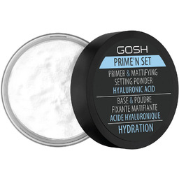 Gosh, fiksująco-matujący puder/baza 3w1 z kwasem hialuronowym, 7g