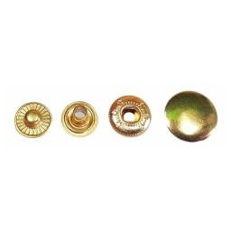 Napa Zatrzask Nierdzewny 15mm Złota 10szt