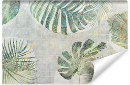 Muralo Fototapeta Abstrakcyjne Liście Tropikalne 254x184cm